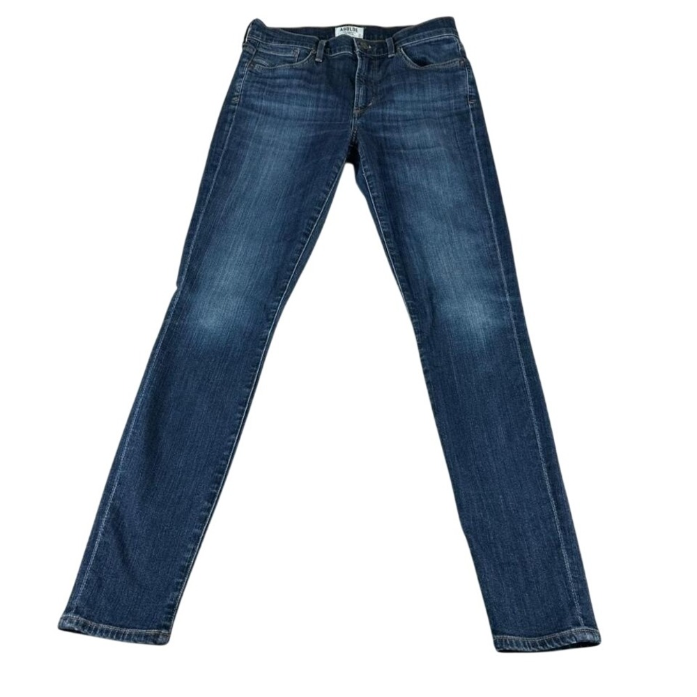 AGOLDE Sophie Skinny Jeans Women 28 Blue Dark Wash High Rise‎ Stretch Denim Slim